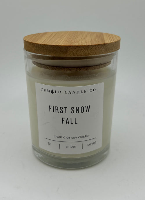 First Snow Fall candle